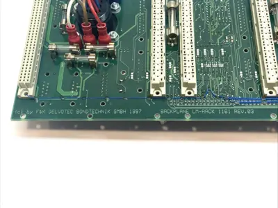 Used F&K Delvotec Backplane LM-Rack PCB Unit Rev. 03 Printed Circuit Boards (PCB) Michigan US | Maverick Industrial Sales #1393558