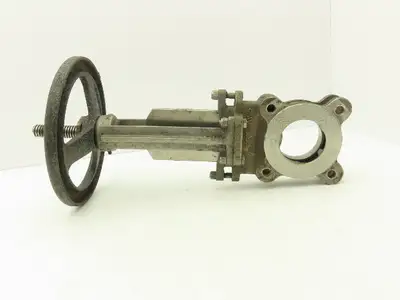 Velan L10-0310C-13SL 3" Stainless Knife Gate Valve 316SS Rising Stem Lug Style
