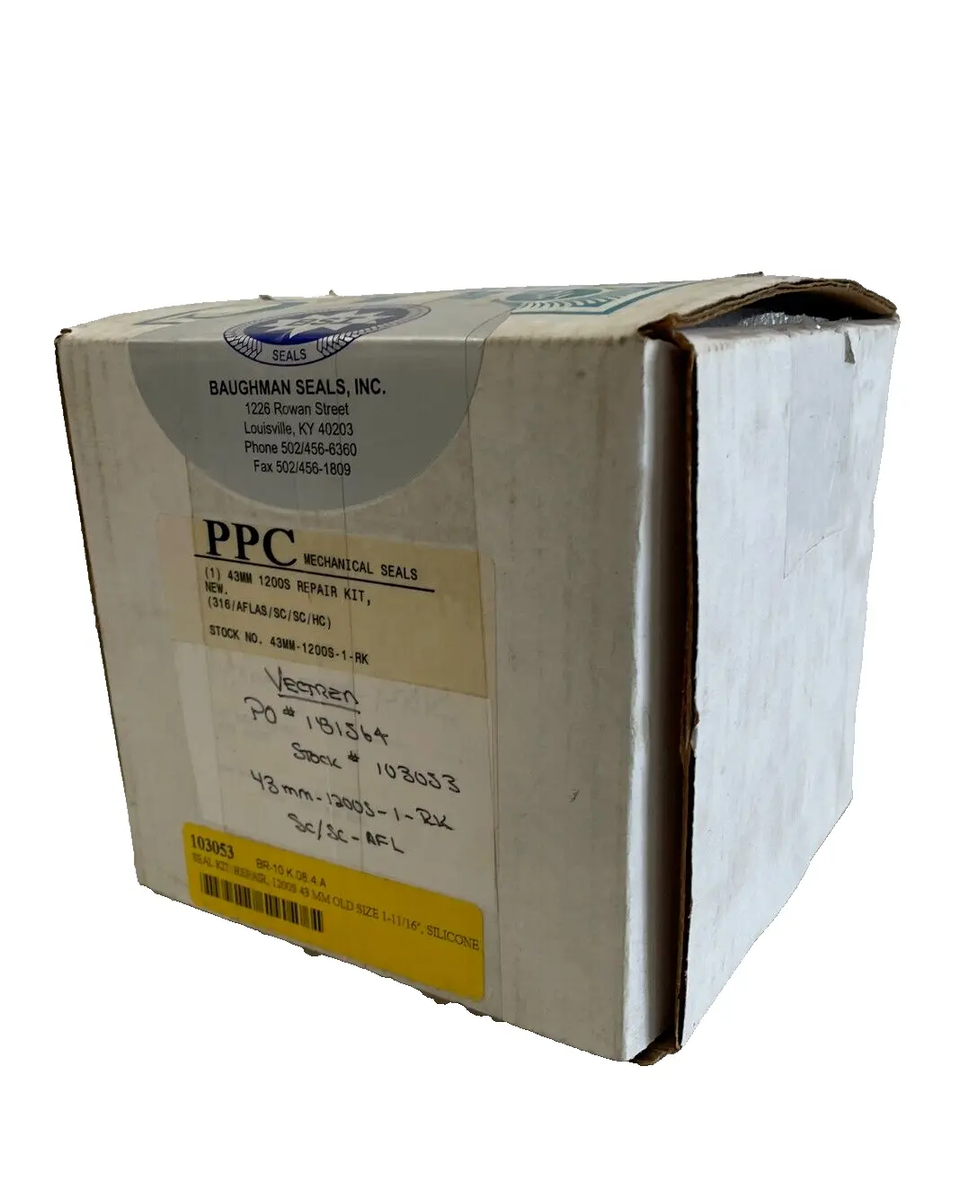 NEW PPC 43MM-1200S-1-RK REPAIR KIT 1-3887-B 43MM1200S1RK