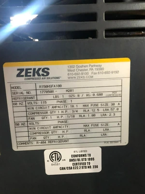 USED 1999 INGERSOLL RAND SSR-EP30SE