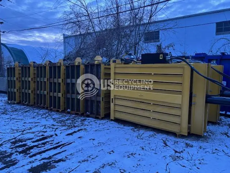 Used HARMONY EIGHT (8) M60-CB VERTICALS Balers Illinois US | US Recycling Equipment #495045