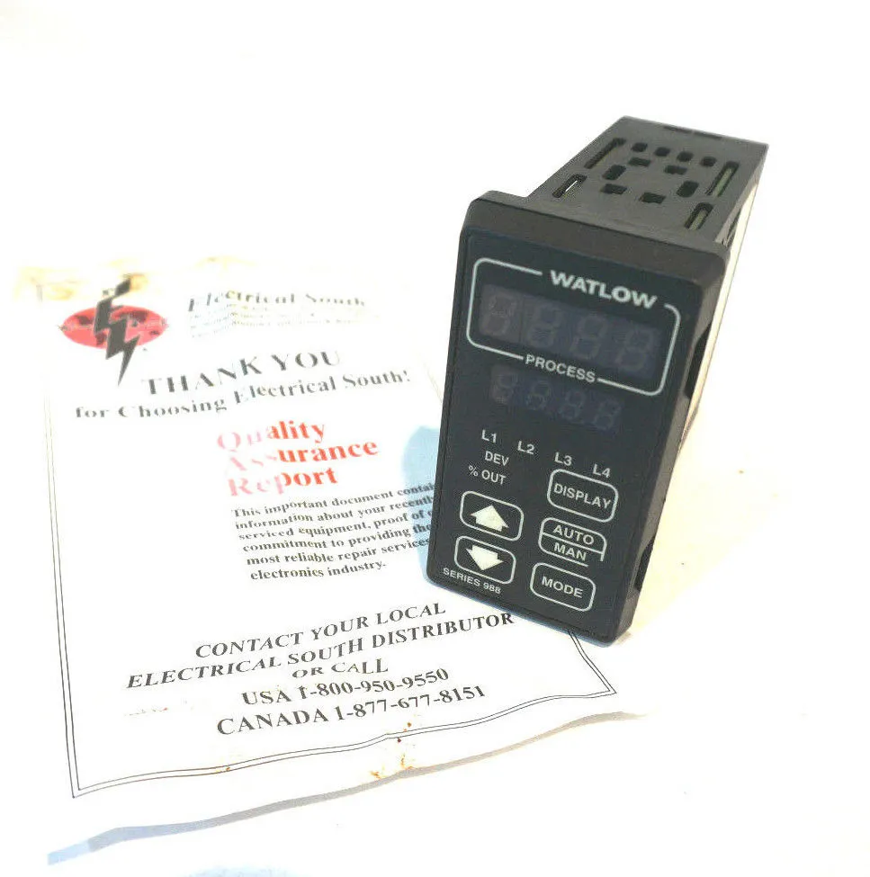 USED WATLOW 988A-10DA-AARR TEMPERATURE CONTROLLER 988A10DAAARR