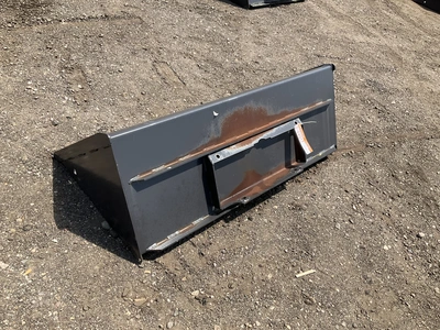New old stock Paladin 48” high capacity smooth bucket for a mini skid steer, welded on cutting edge,...