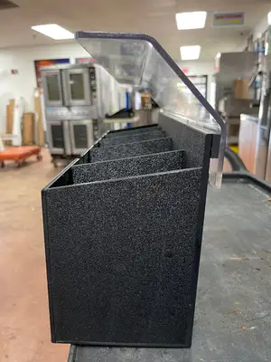 Used Falcon Restaurant Supply Used 5 Compartment Drink Lid and Straw Organizer Food, Restaurant, & Bakery Parts & Accessories Illinois US | Falcon Restaurant Supply #1376111