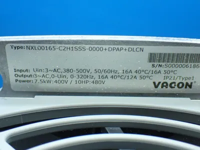 Used VACON NXL00165C2H1SSS0000+DPAP+DLCN Variable Speed Drives Ohio US | HGR 24 #802967