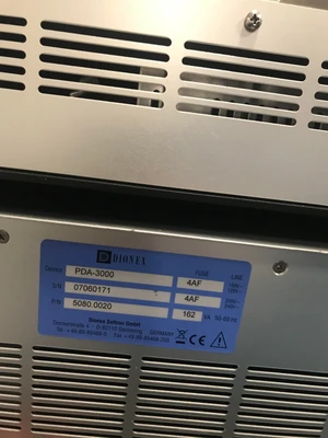 Used Dionex Does Not Apply Miscellaneous Laboratory Equipment California US | CAL-L Enterprises #1459428