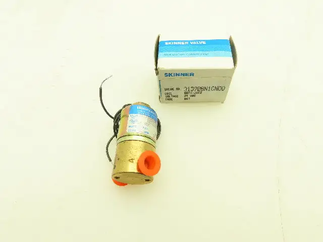 Honeywell Skinner 3139BBN1GN00 Solenoid Valve 3-Way NC 24VDC 100 PSI 1/8" NPT