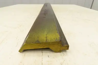 Press Brake Gooseneck Punch Die 45-9/16" Long 90° V 1/4" Finger 3-3/4" H