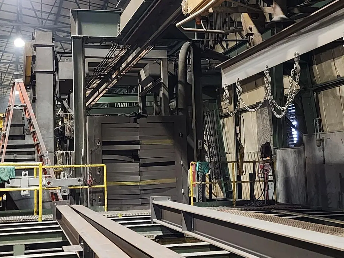Used 1988 PANGBORN ES-1860 Monorail Hanger Shot Blaster Pennsylvania US | Shot Blasting Equipment #470205