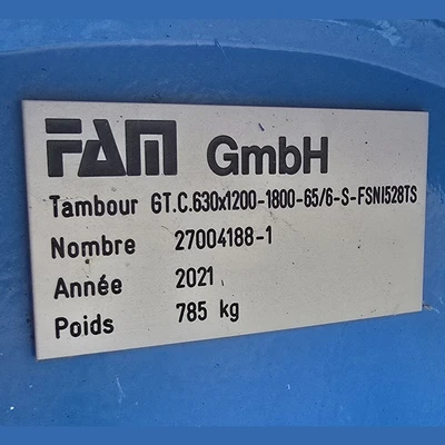 NEW 2019 FAM GMBH GT.A.630X1200-1800-100/--S--STL2220TS