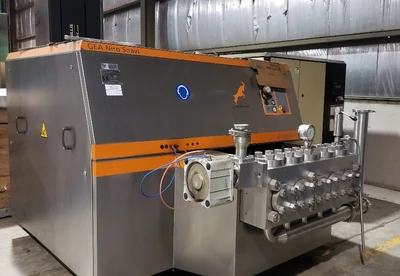 USED 2010 GEA ARIETE NS5132 HIGH-PRESSURE HOMOGENIZER