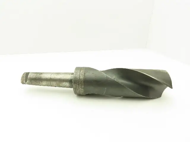 3-1/8" 2 Flute Drill HSS Bit High Speed No 5 Morse Shank CHIPPED