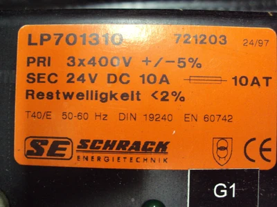 SE Schrack energietechnick Inductor LP701310 Transformer power Supply LP-701310