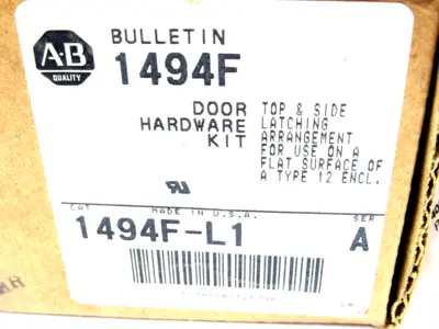 NEW ALLEN BRADLEY 1494F-L1 DOOR HARDWARE KIT SER.A 1494FL1