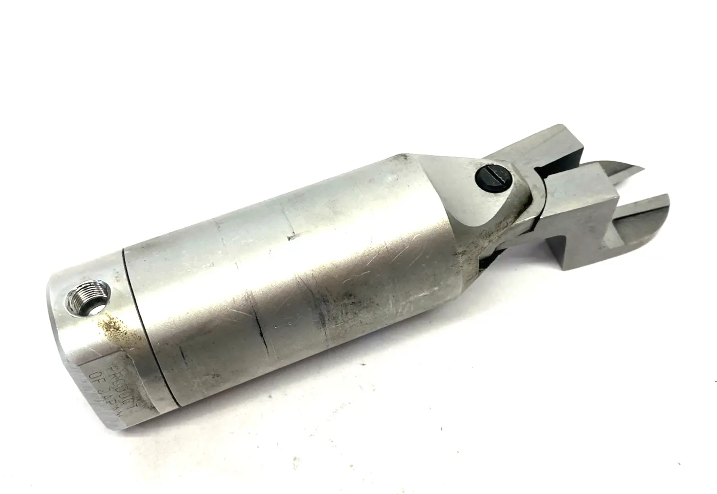USED VESSEL HAND HELD AIR NIPPER W/ BOTTOMING ANGLE BLADES