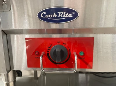 72-0353 Cook Rite CSTEA-3 3 Open Well Electric Steam Table