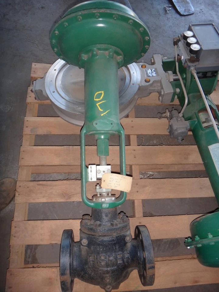 Fisher 3" 300 Class, WCB Flanged, E-Body Control Valve