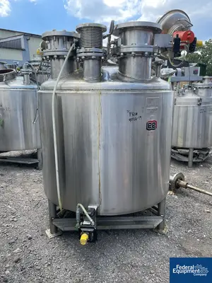 USED Lee Industries 360 Gal Lee Reactor, 304 S/S, 20/100#