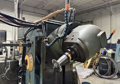 70" X 18" HECKERT MODEL #FU-400E UNIVERSAL MILL, VERTICAL HEAD & CNC FANUC CONTROL: YOBRO #25329