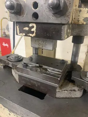5914-230 Perkins Model 10-C 10 Ton OBI Punch Press, Air Trip Mechanical Clutch