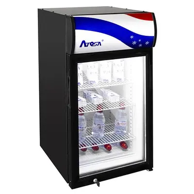 3 Cubic Foot Glass door merchandiser