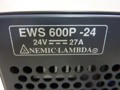 USED NEMIC-LAMBDA EWS 600P-24