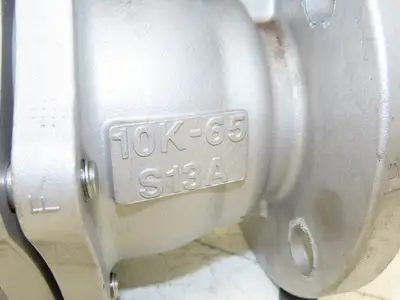Kitz 10K-65 2.5" Stainless Ball Valve 316SS Flanged F-Series Actuator