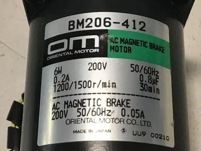 USED ORIENTAL MOTOR BM206-412