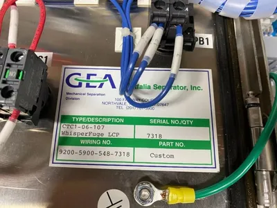 Westfalia CTC 1-06-107 lab clarifier centrifuge, 316SS.