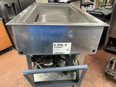 Used Wells Used Wells RCP-300 45" Drop-In Buffet Table Refrigerator insert with 3 Food Pan Capacity 120V Refrigerators Illinois US | Falcon Restaurant Supply #1376146