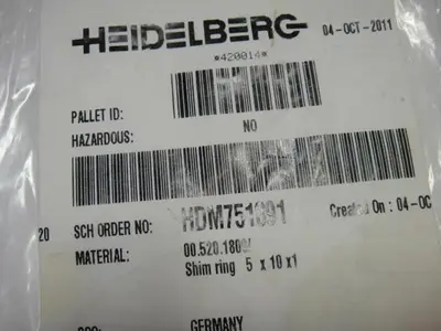 USED HEIDELBERG HDM751891
