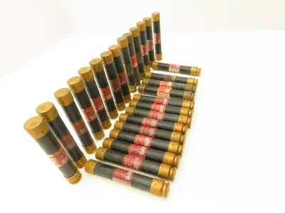 Bussman Fusetron Dual-Element Time Delay Fuses 600V 3.2A 2A 1.25A Mix Lot of 27