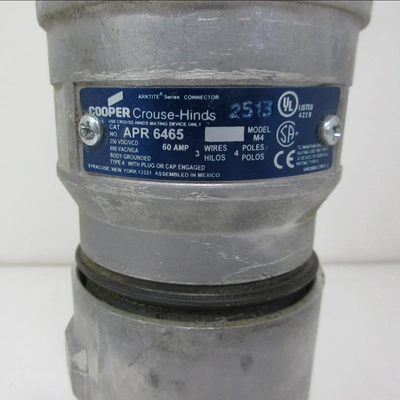 60A Cooper Crouse-Hinds APR6465 Receptacle