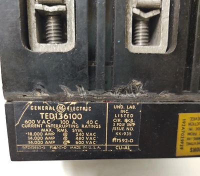 USED GE Does Not Apply