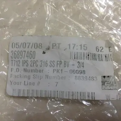 NEW LEGEND VALVE 36897460