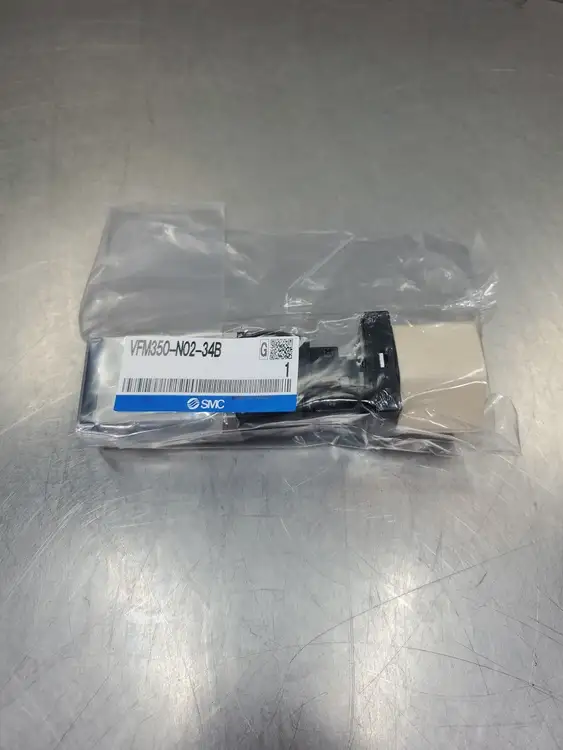 Used SMC VFM350-N02-34B Mechanical Valve, 0.15~0.9MPa Solenoid Valves South Carolina US | Palmetto Automation #1160457