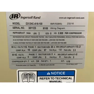 USED INGERSOLL-RAND SSR-EP25U