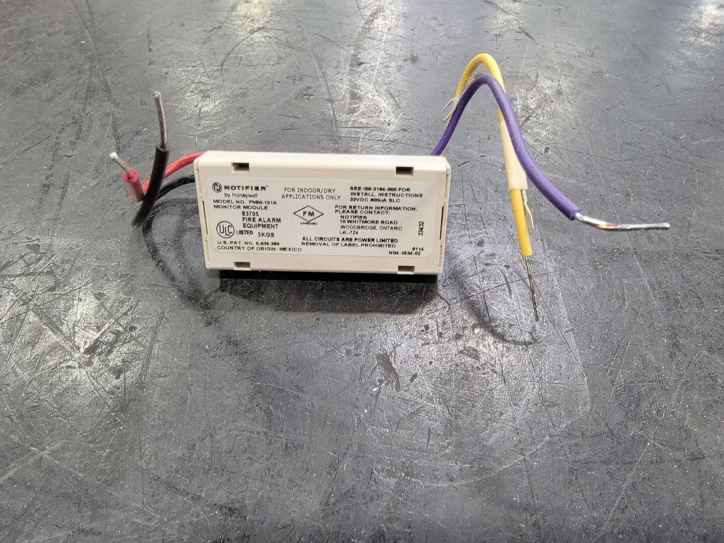 NEW NOTIFIER FMM-101A
