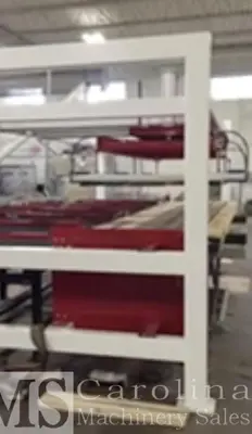USED RAIMANN KM310M GANG RIP SAW WITH INFEED AND OUTFEED