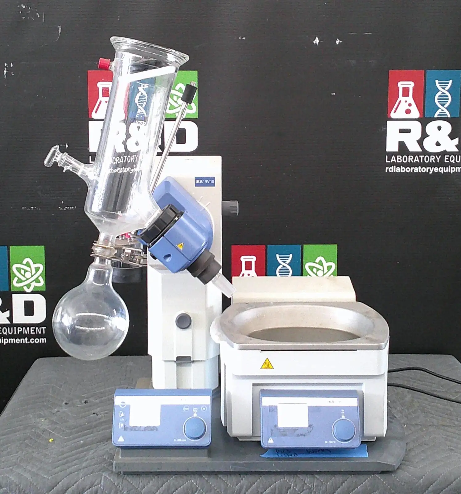 IKA ROTAVAP RV 10 & HB 10, Hot Water, Oil Bath, Glassware Included, FULLY TESTED
