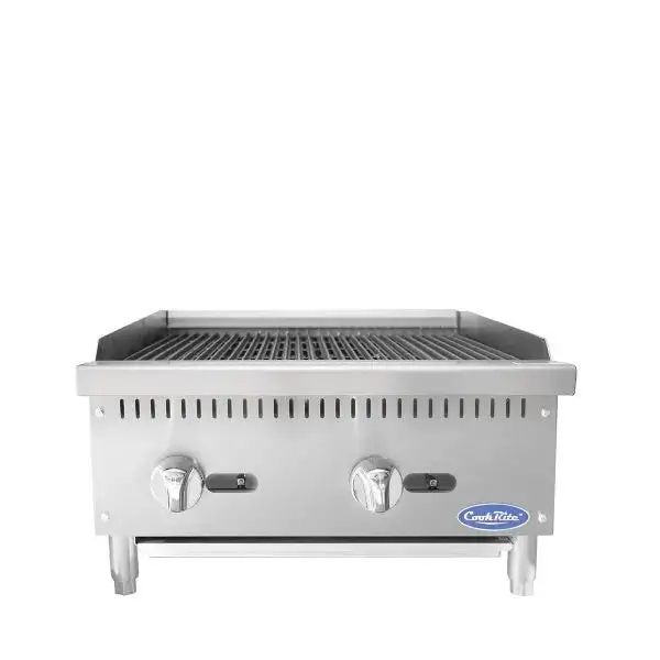 New | in-Stock Atosa New Atosa ATRC-24 HD 24" Countertop Gas Radiant Broiler with Total 70,000 BTU Broilers Illinois US | Falcon Restaurant Supply #1375234