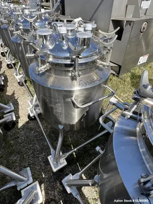 Used Stainless Steel Jacketed Tank with Removable Dished Top