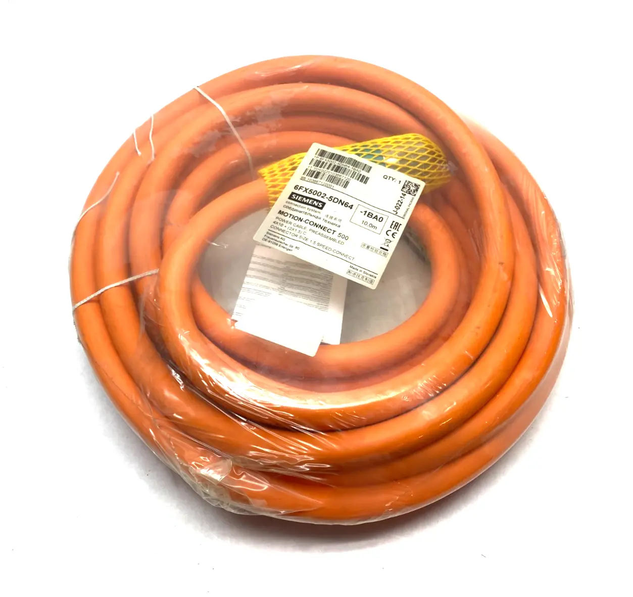 NEW SIEMENS MOTION-CONNECT 500 POWER CABLE ASSEMBLY