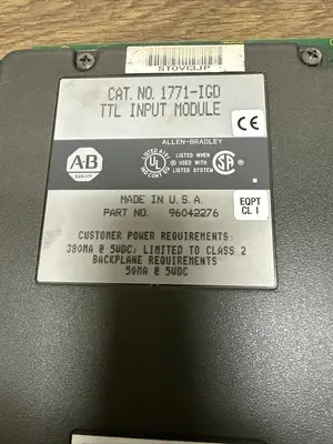 Used ALLEN-BRADLEY 1771-IGD Input / Output Modules | Surplus Asset Holdings #1206000