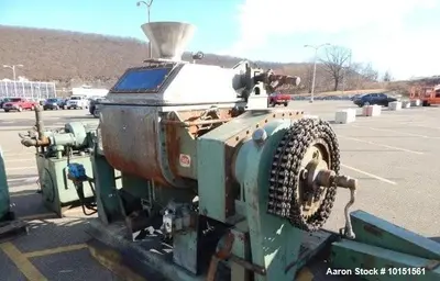 Used J.H. Day Stainless Steel Jacketed Mixtruder | 75 Gallon Working Capacity | 30+25 HP Hydraulics