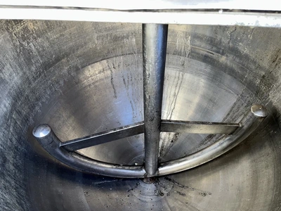250L SS BCH Hemispherical JKTD Mixing Tank 2.2 kw
