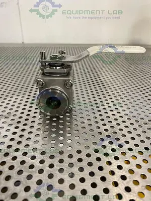 USED SVF -F. C. I. SB79999ATTR BALL VALVE W/ 1" SANITARY FITTING