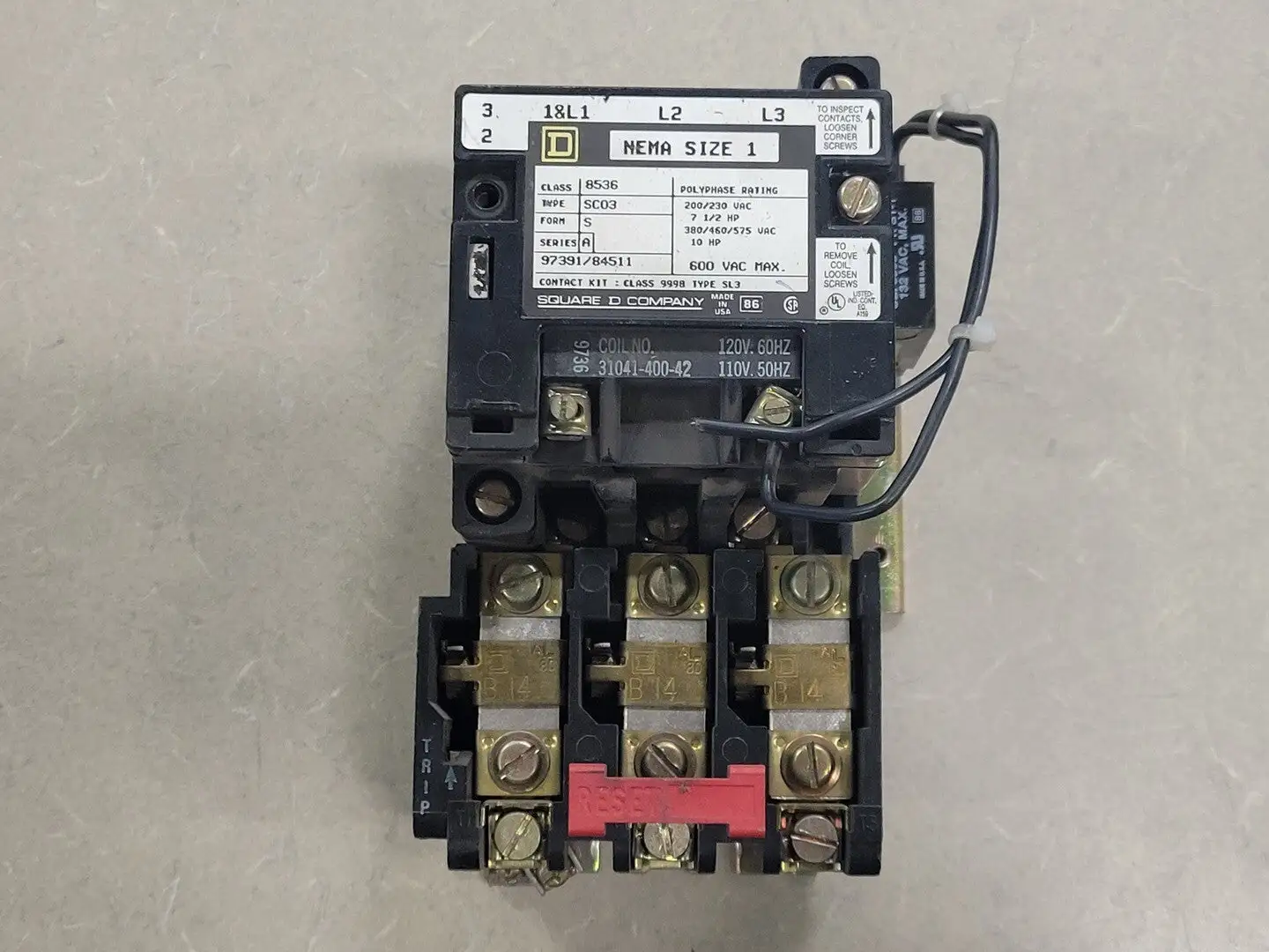 USED SQUARE D 8536SCO3V02S