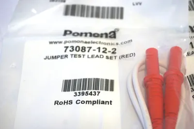 5 NEW POMONA 73087-12-2 JUMPER TEST LEAD SET 73087122