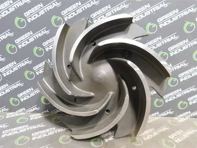 Goulds Pumps 56849 6 Vane Impeller 9.7 in OD 3 in W Used